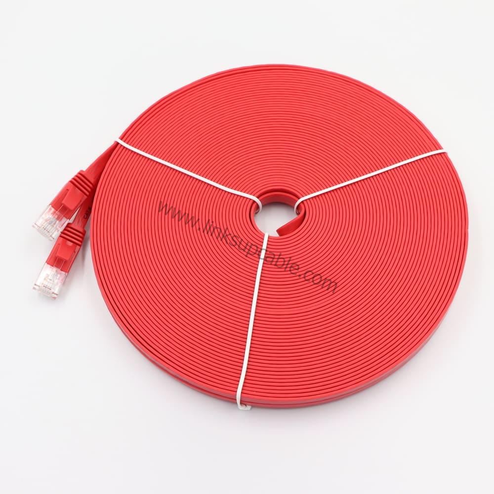 Cat6 Flat Ethernet Cable Gigabit 250MHz Ultra-Slim Unshielded (UTP) High-Speed Patch Cord 1 Cat6 Flat Ethernet Cable Gigabit 250MHz High Speed Patch Cord