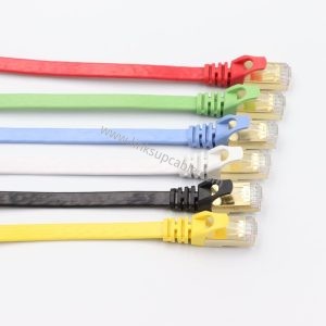 Cat7 Flat Ethernet Cable High-Speed RJ45 Network Patch Cord