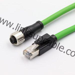 RJ45 to M12 A coded female cable
